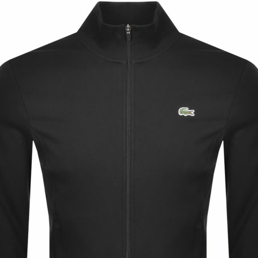 Lacoste Zip Up Sweatshirt Black | Mainline Menswear United